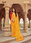 Star Chiffon 152 By Ruchi Daily Wear Chiffon Sarees Wholesale Market In Surat With Price